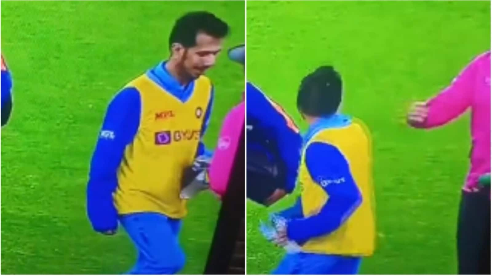 Watch: Chahal's funny moves on umpires during IND vs SA T20 WC match |  Cricket